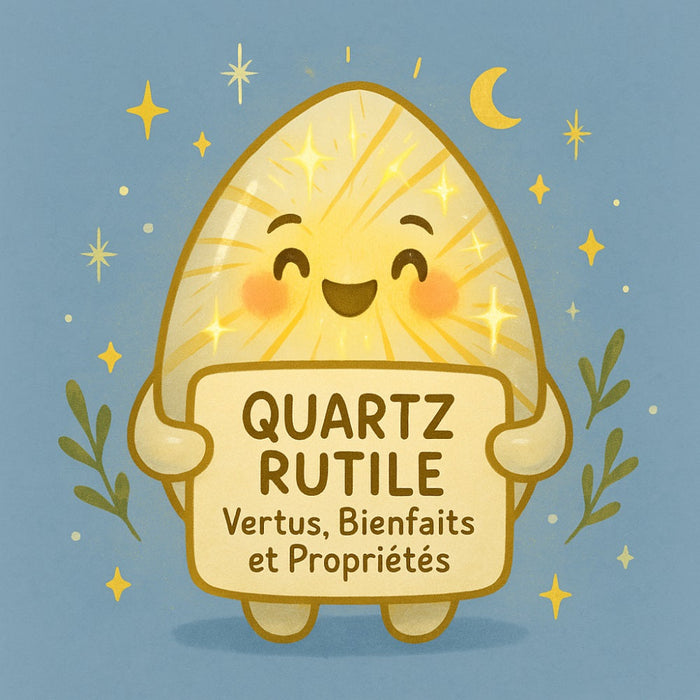 Quartz Rutile - Vertus, Bienfaits et Propriétés