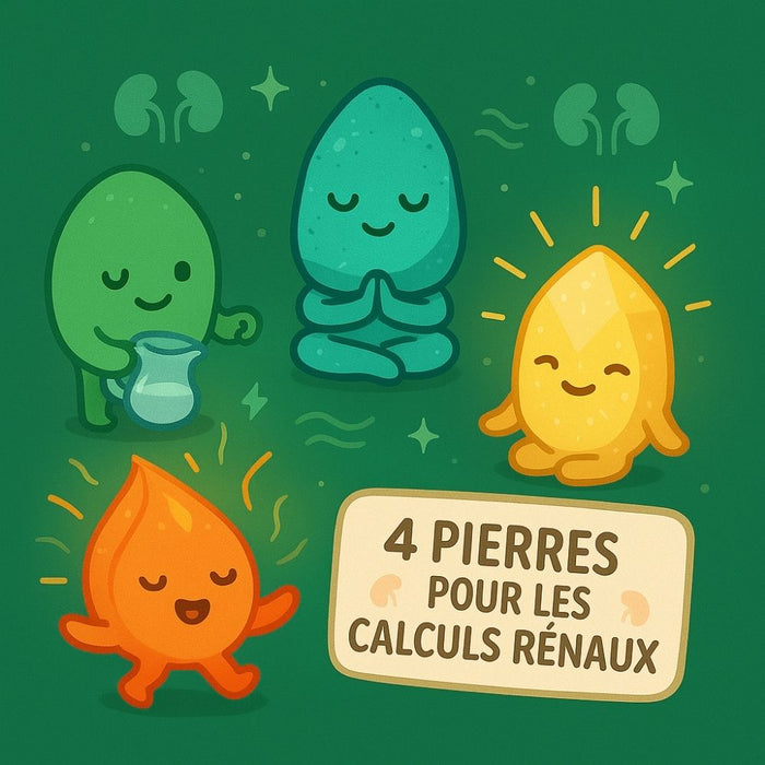4 Pierres pour les Calculs Rénaux