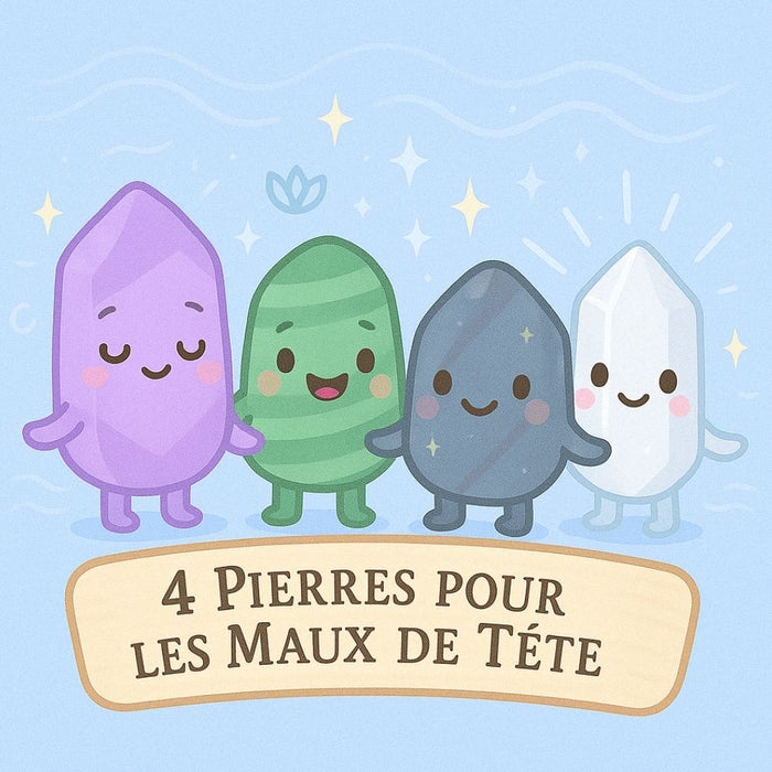 4 Pierres pour les Maux de Tête