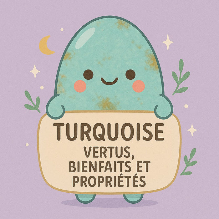 Turquoise - Vertus, Bienfaits et Propriétés