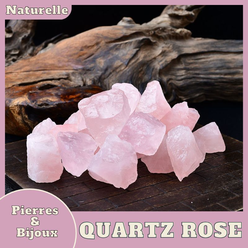 Bijoux en Quartz Rose