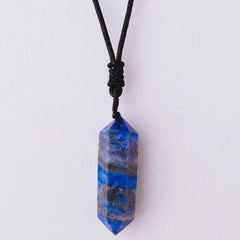 Pendentif Pointe de Cristal Lapis Lazuli