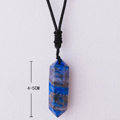 Pendentif Pointe de Cristal Lapis Lazuli