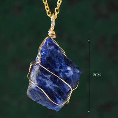 Collier Christalline en Lapis Lazuli