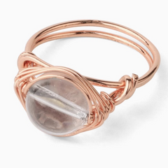 Bague Quartz Clair en Pierre