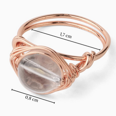 Bague Quartz Clair en Pierre