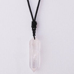 Pendentif Pointe de Cristal Quartz Clair