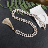 Collier Mala en Opale Rose | Lithothérapie Stéphanie