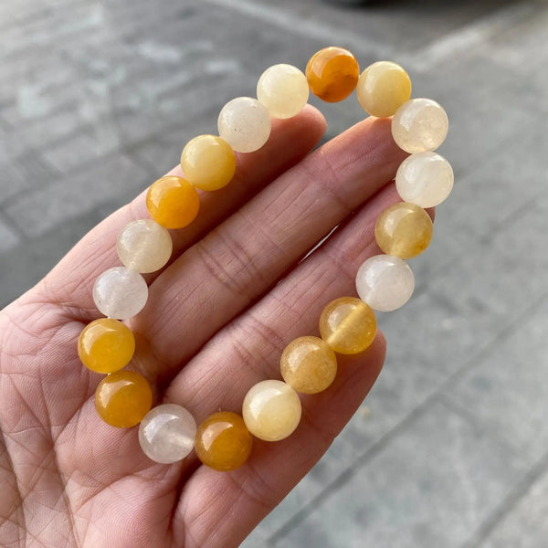 Bracelet en Aragonite Jaune | Lithothérapie Stéphanie