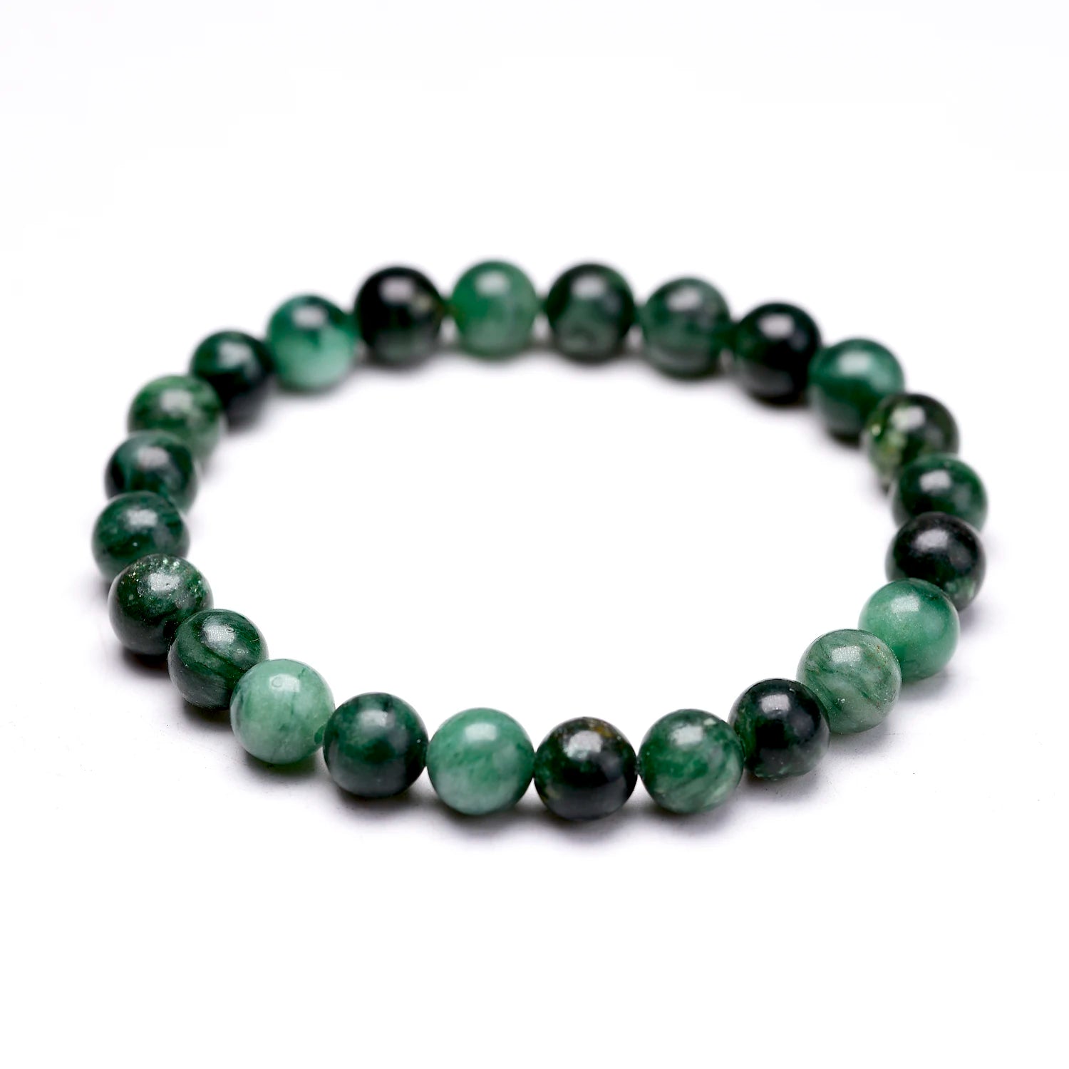 Bracelet Pierre Fuchsite | Lithothérapie Stéphanie