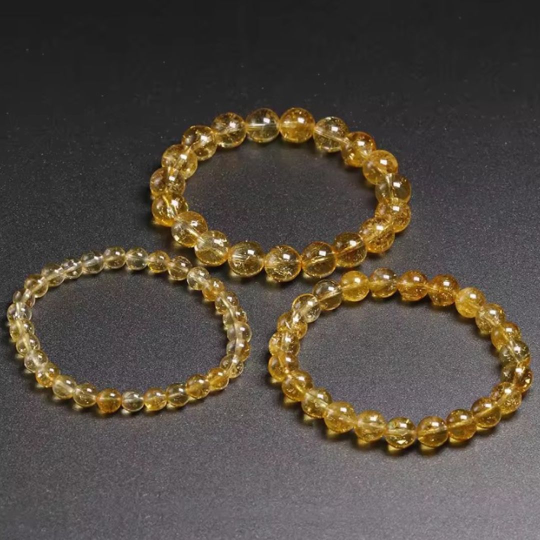 Bracelet en Citrine Lithothérapie Stéphanie 5