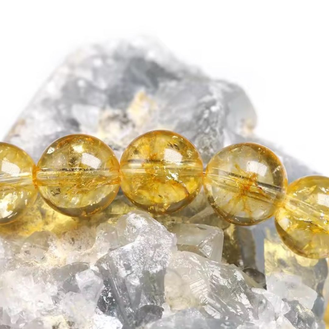 Bracelet en Citrine Lithothérapie Stéphanie 4