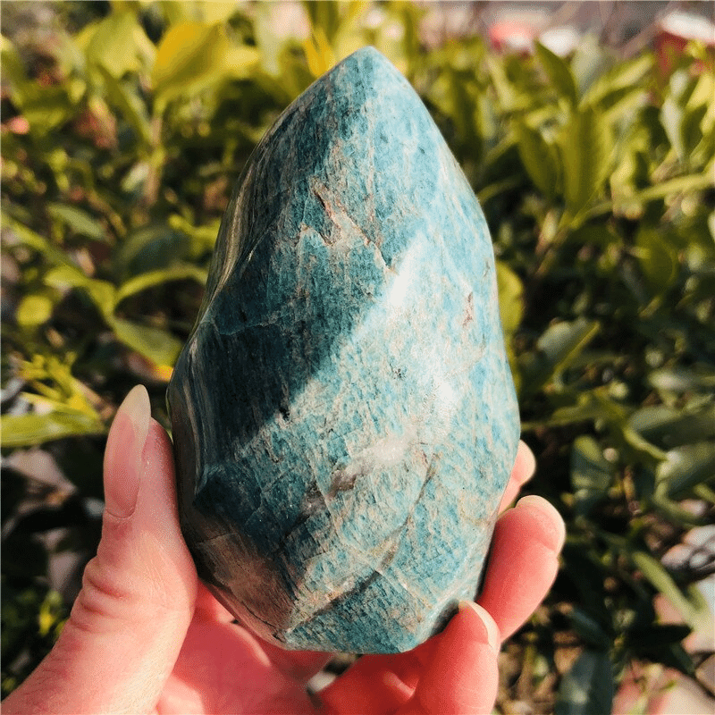 Bloc d'Amazonite à Poser | Lithothérapie Stéphanie