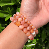 Bracelet Agate Abricot | Lithothérapie Stéphanie