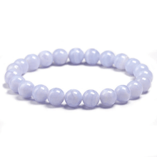 Bracelet en Agate Blue Lace | Lithothérapie Stéphanie