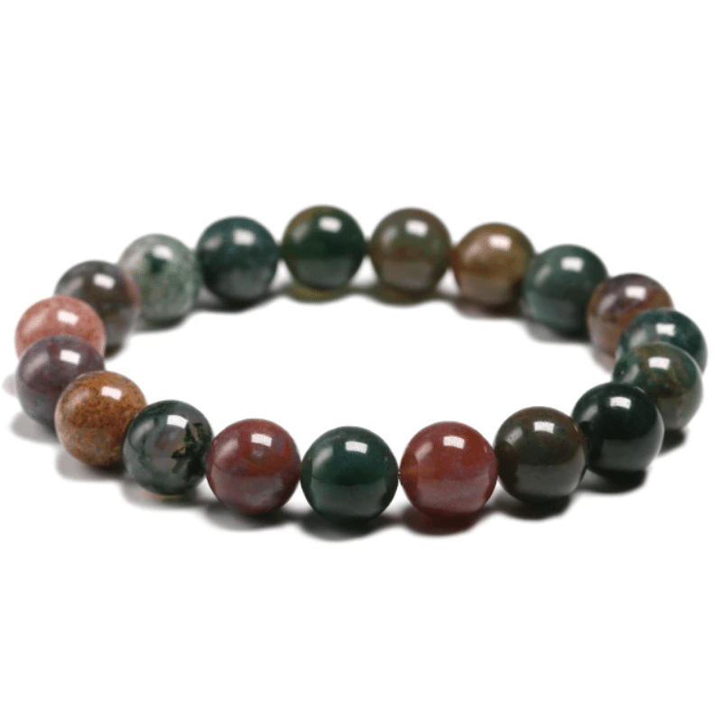 Bracelet en Agate Indienne pour Homme et Femme | Lithothérapie Stéphanie