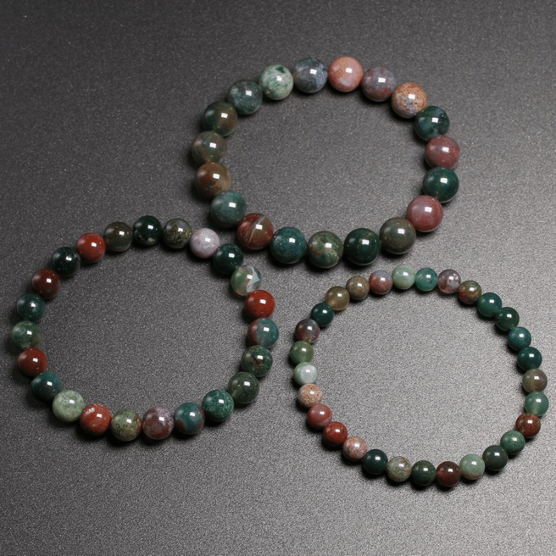 Bracelet Pierre Agate Indienne | Lithothérapie Stéphanie
