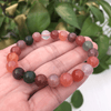 Bracelet en Agate Multicolore | Lithothérapie Stéphanie