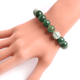 Bracelet en Agate Verte 12MM | Lithothérapie Stéphanie