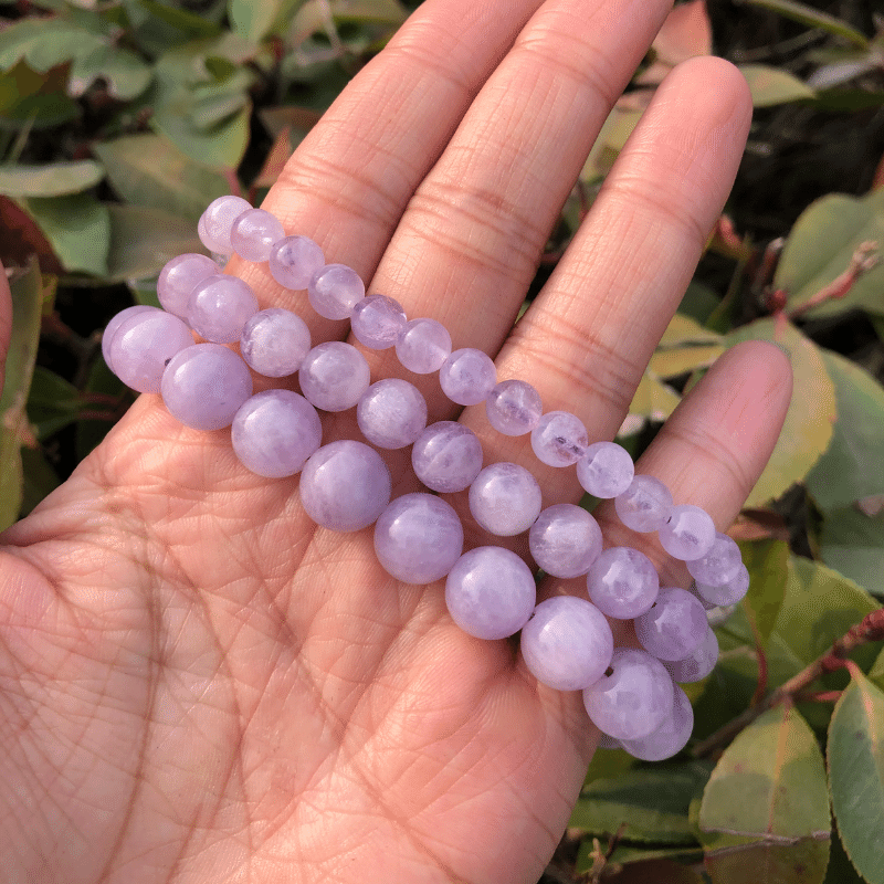 Bracelet Pierre Améthyste Lilas | Lithothérapie Stéphanie