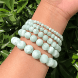 Bracelet en Angelite Verte | Lithothérapie Stéphanie