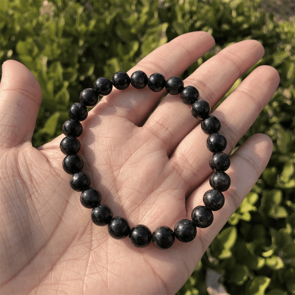 Bracelet Perles Astrophyllite | Lithothérapie Stéphanie