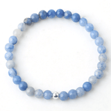 Bracelet en Perles Aventurine Bleue | Lithothérapie Stéphanie