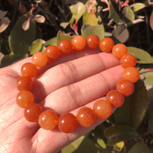 Bracelet en Aventurine Orange | Lithothérapie Stéphanie