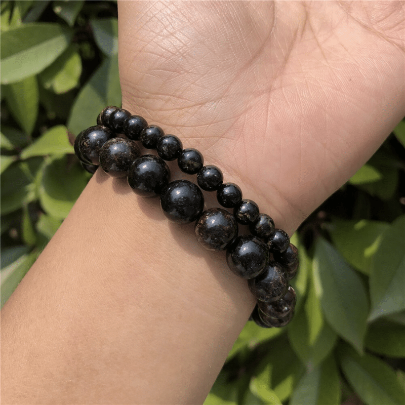 Bracelet Pierre Biotite | Lithothérapie Stéphanie