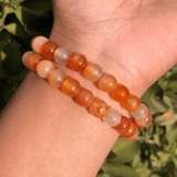 Bracelet Cornaline Orange | Lithothérapie Stéphanie