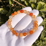 Bracelet en Cornaline Orange | Lithothérapie Stéphanie