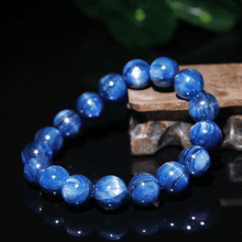 Bracelet en Cyanite Bleue | Lithothérapie Stéphanie