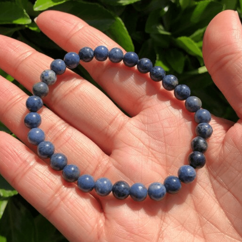 Bracelet Pierre Dumortiérite | Lithothérapie Stéphanie