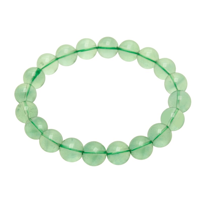 Bracelet Pierre Fluorite Verte | Lithothérapie Stéphanie
