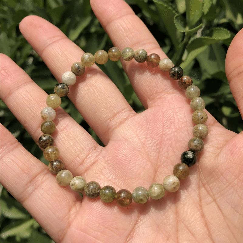 Bracelet en Grenat Andradite | Lithothérapie Stéphanie