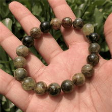 Bracelet en Grenat Vert | Lithothérapie Stéphanie