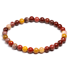 Bracelet en Jaspe Mookaïte | Lithothérapie Stéphanie