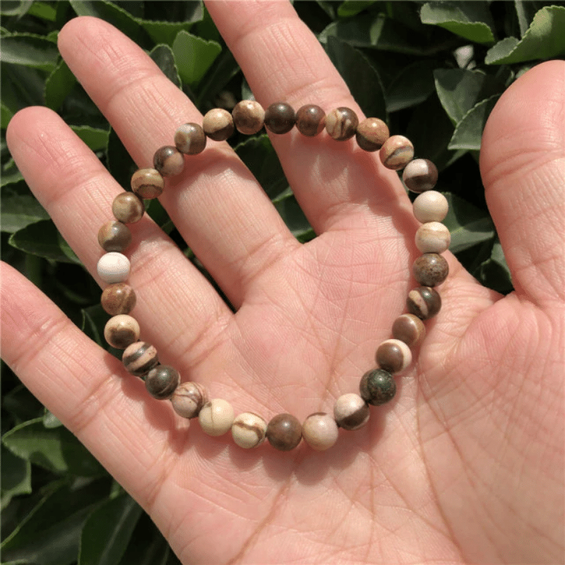 Bracelet Jaspe Marron | Lithothérapie Stéphanie