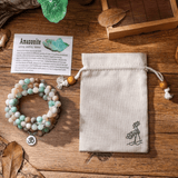 Bracelet Mala Tibétain en Amazonite | Lithothérapie Stéphanie