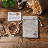 Bracelet Mala Bouddhiste en Aventurine Rose | Lithothérapie Stéphanie