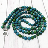 Mala en Chrysocolle | Lithothérapie Stéphanie