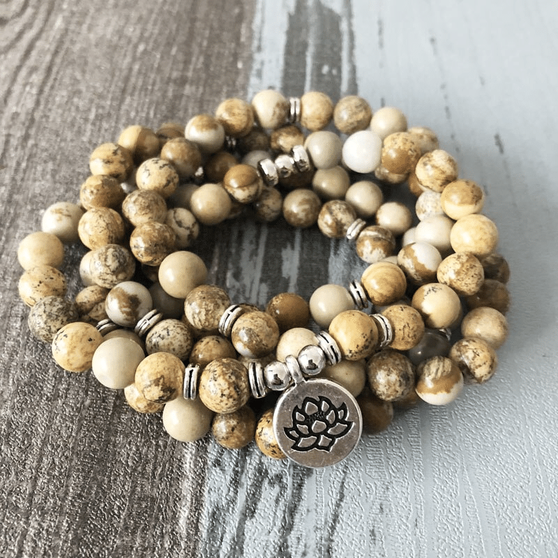 Mala en Jaspe Paysage | Lithothérapie Stéphanie