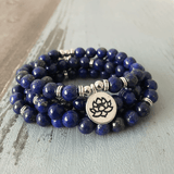 Bracelet Mala en Lapis Lazuli | Lithothérapie Stéphanie