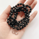 Bracelet Mala Tibétain en Obsidienne | Lithothérapie Stéphanie