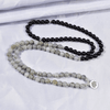 Bracelet Mala 108 Perles en Onyx et Labradorite | Lithothérapie Stéphanie