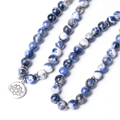 Bracelet Mala en Pierre Sodalite | Lithothérapie Stéphanie