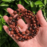 Bracelet en Obsidienne Brune | Lithothérapie Stéphanie