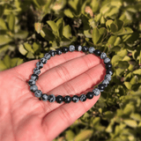 Bracelet en Obsidienne Mouchetée | Lithothérapie Stéphanie