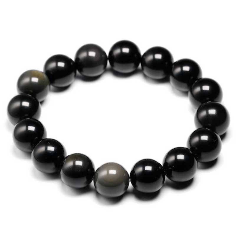 Bracelet Femme en Obsidienne Oeil Céleste | Lithothérapie Stéphanie
