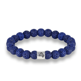 Bracelet en Pierre de Lave Bleue | Lithothérapie Stéphanie